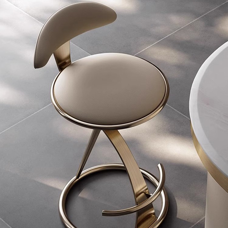 Commercial Kitchen Lighting Design - Italian Stool Bar Chairs Light Luxury