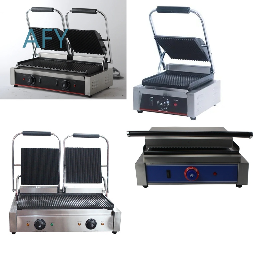 Sandwich Press Panini - Commercial Electric Panini Press Grill Machine