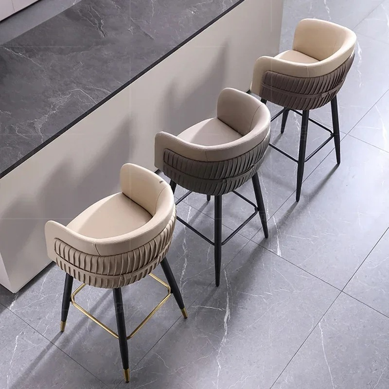 Commercial Kitchen Lighting Design - & Luxury Leather Bar Chairs Household