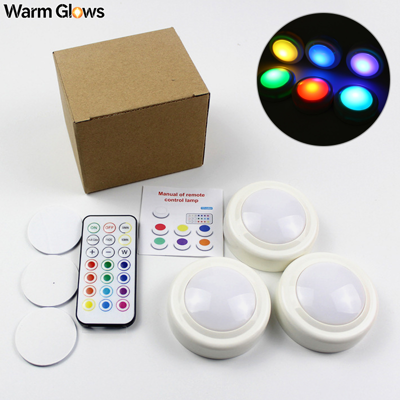 RGB LED Puck Lights Battery Po - Commercial Kitchen Lights 评论和价格
