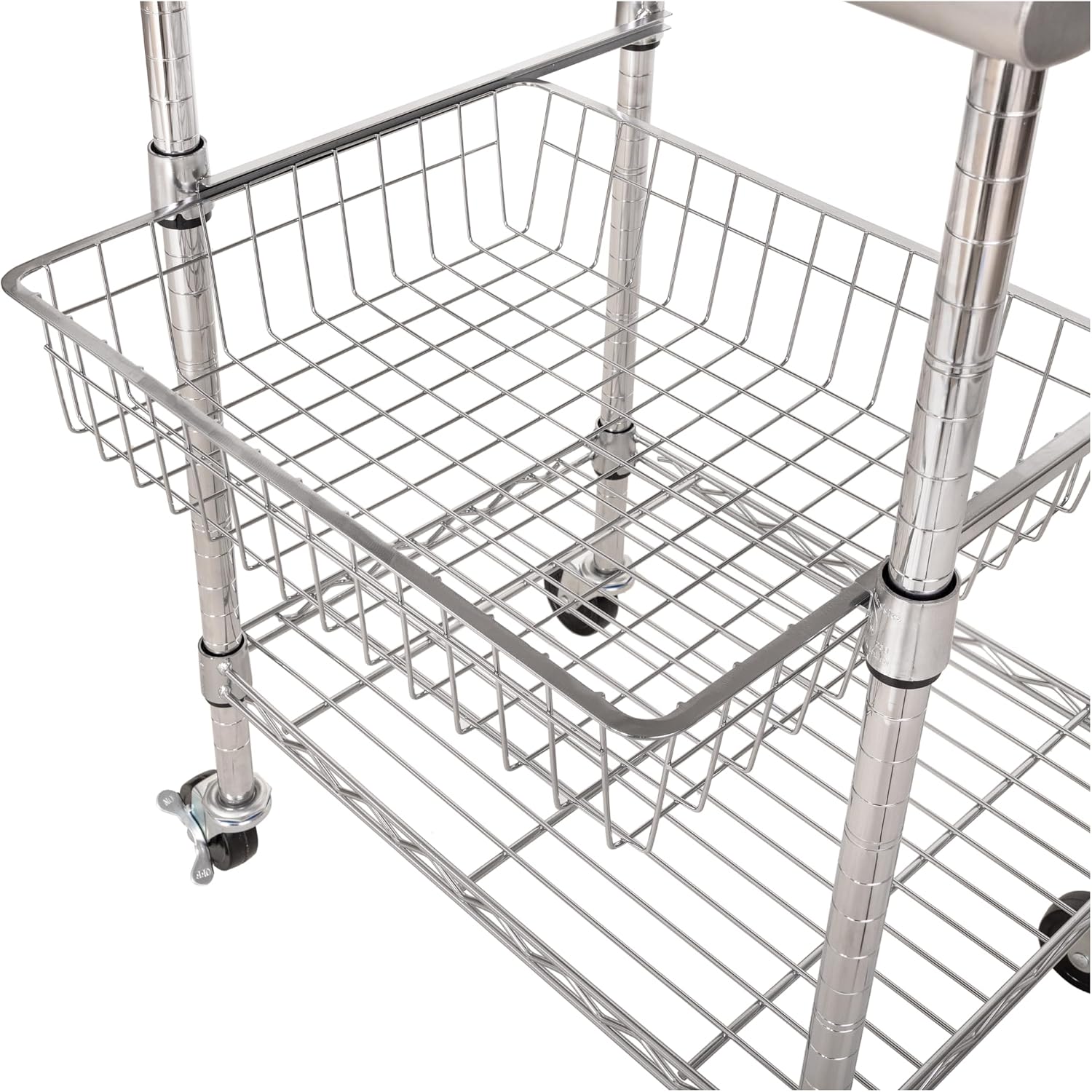 Stainless Steel Commercial Pre - Commercial Kitchen Island On Wheels 评论和价格
