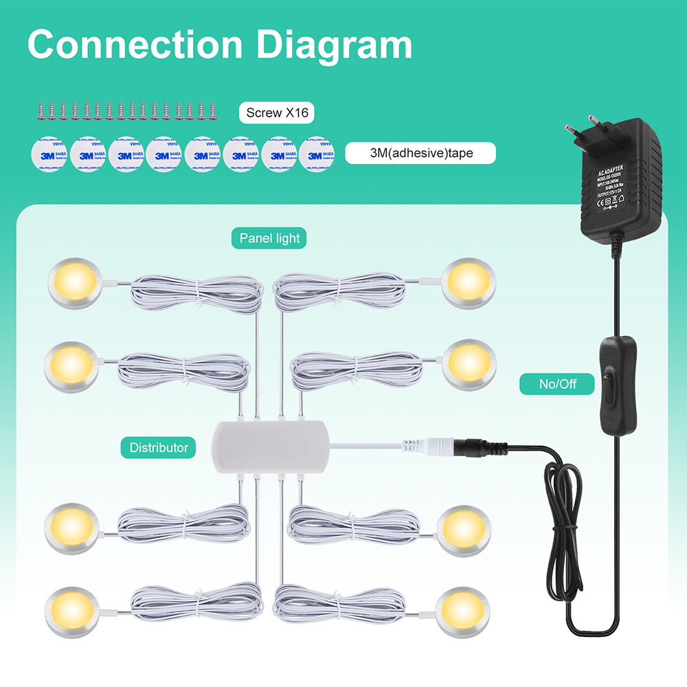 12V LED Under Cabinet Light Sw - Commercial Kitchen Lights 评论和价格