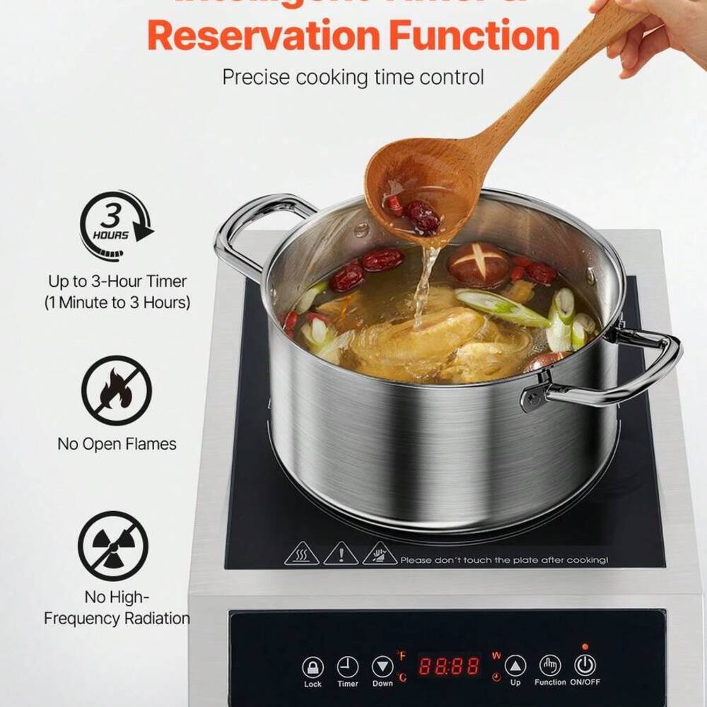Portable Cooktop, 1800W Commer - Induction Cooker Commercial 评论和价格