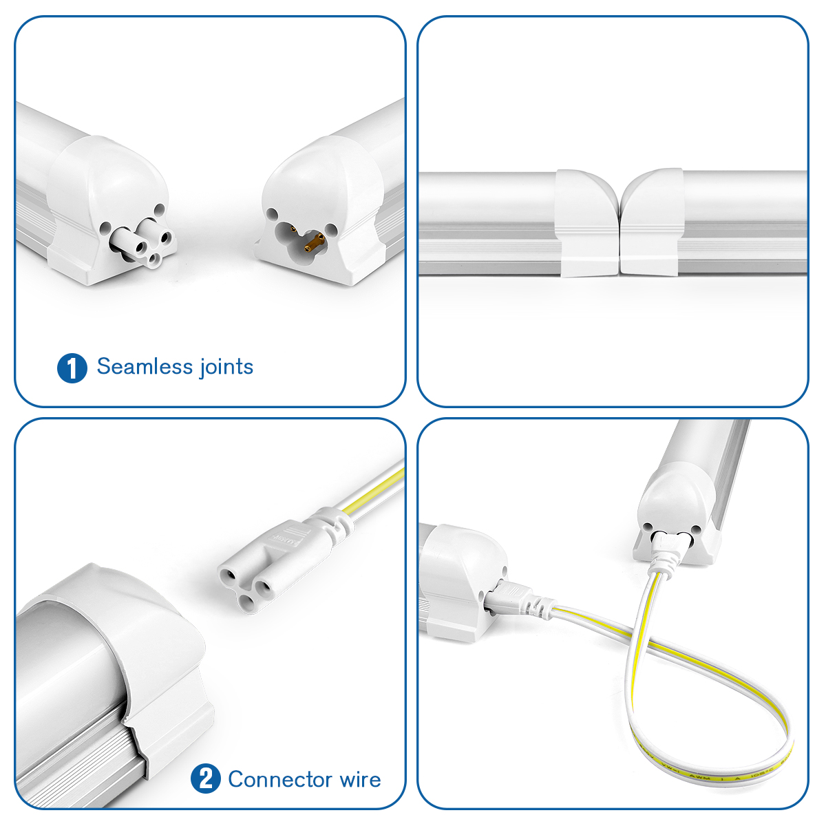 AC220V EU Plug T8 LED Tube Lig - Commercial Kitchen Youtube 评论和价格