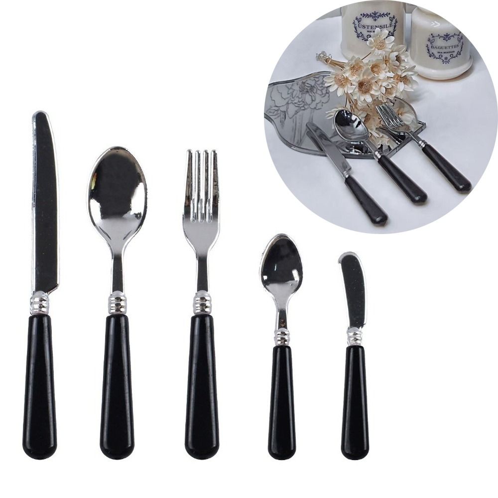 5pcs Set 1/6 Scale Miniature D - Commercial Kitchen Knife Set 评论和价格