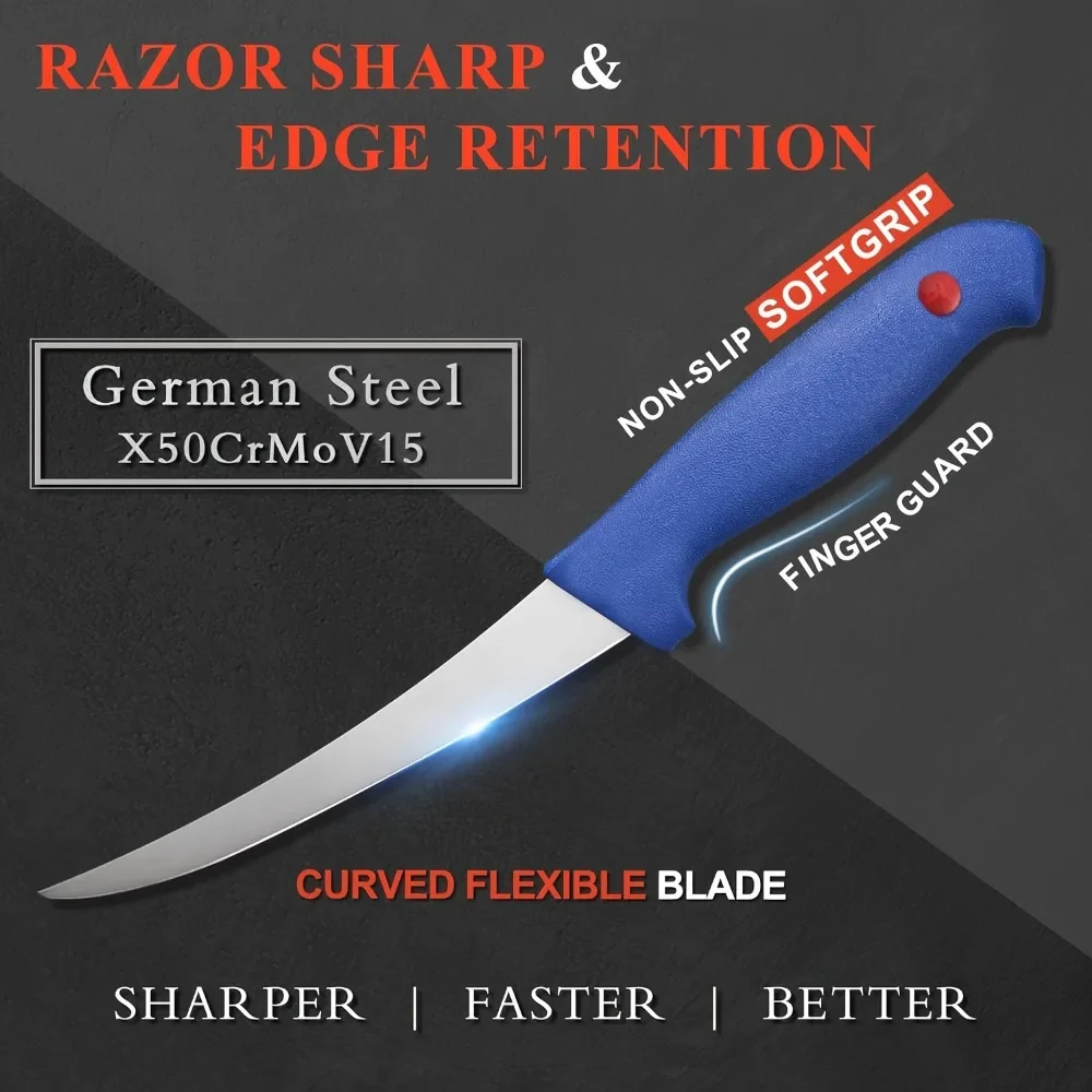 Super Sharp Boning Knives Supe - Commercial Kitchen Knife Set 评论和价格
