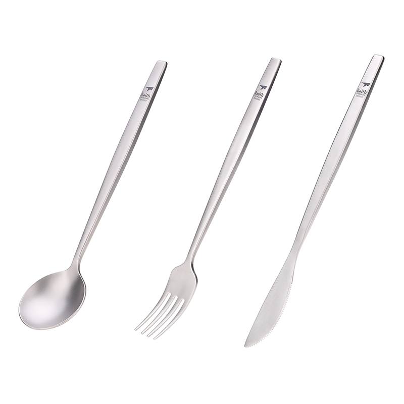 Keith Titanium Portable Spoon  - Commercial Kitchen Knife Set 评论和价格