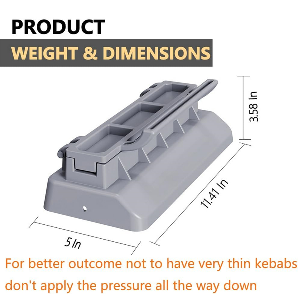 LMETJMA Large Kebab Maker Pres - Hot Dog Roller Grill 评论和价格
