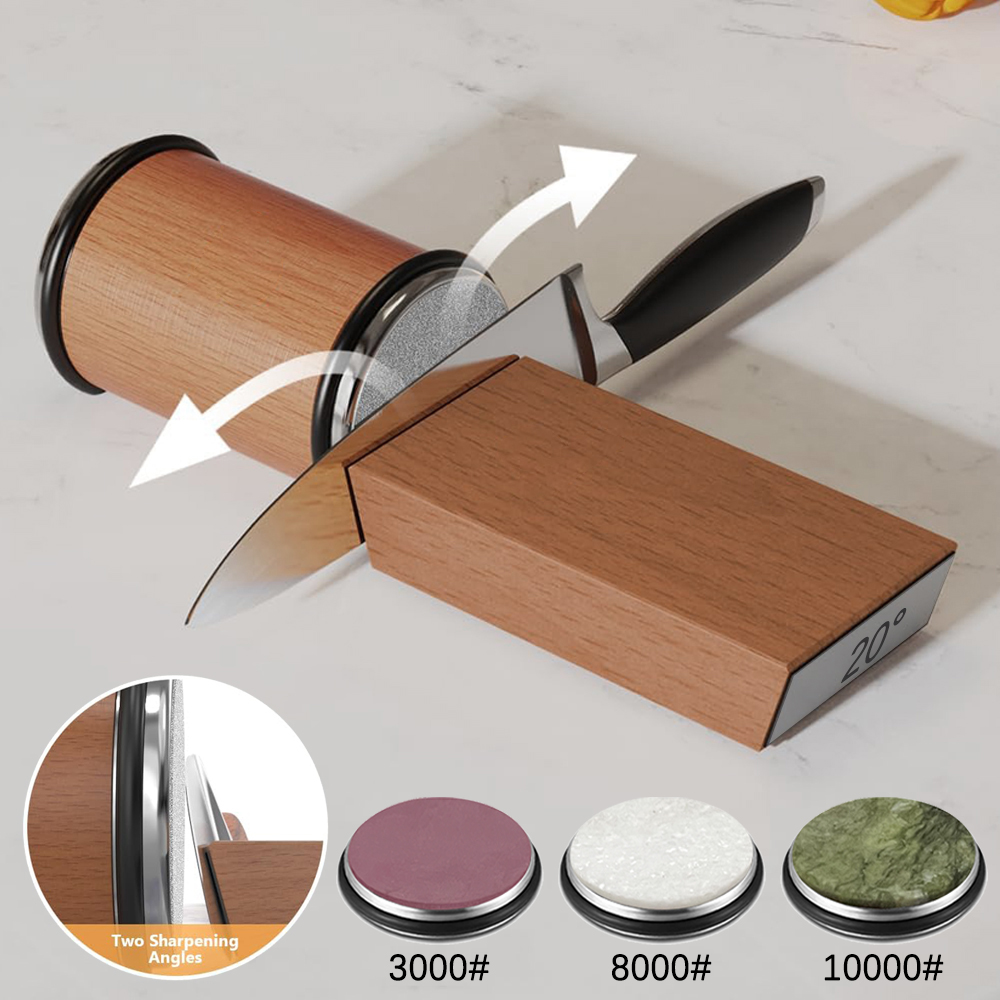 Rolling Knife Sharpener Magnet - Commercial Kitchen Knife Set 评论和价格
